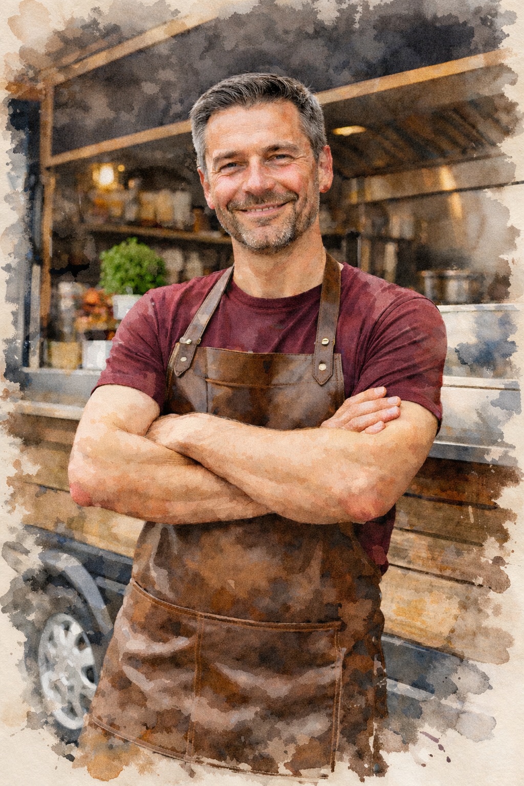 Unser Foodtruck-Kunde Volker März